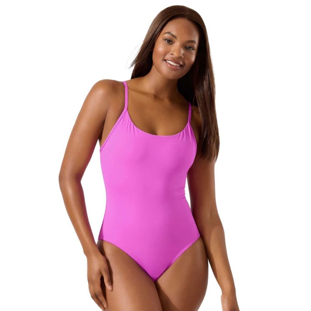 $110 NWT Tommy Bahama Palm Modern Reversible Maillot One Piece Swimsuit Size 8